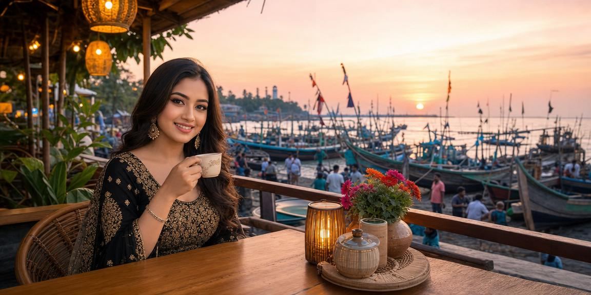 কক্সবাজারে ক্রিকেট বেটিং উপভোগ করছেন একজন বাংলাদেশি মডেল